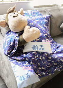 GS800 Gift Set - 自選布料枕頭連小童被套裝 Customized Fabric Bedding Set (Pillow and Blanket)
