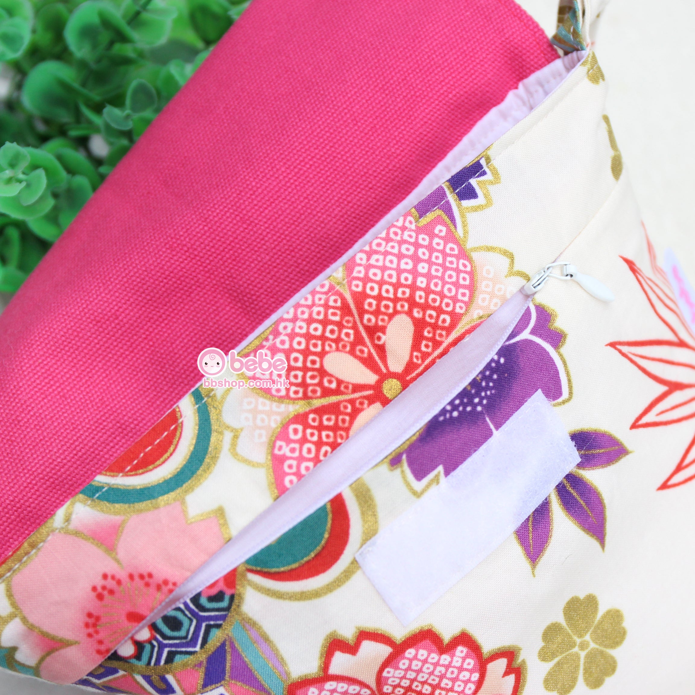 HEB604 米色燙金和風斜揹袋 Japan Pattern Cross Body Bag
