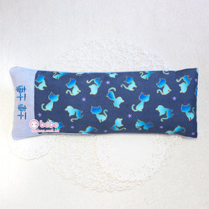 HEB758 藍色小貓繡名安寧米袋 Blue Kitten Personalized Rice Bag
