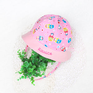 HMH216 粉紅色俄羅斯娃娃繡名帽仔 Pink Russian Doll Personalized Hat