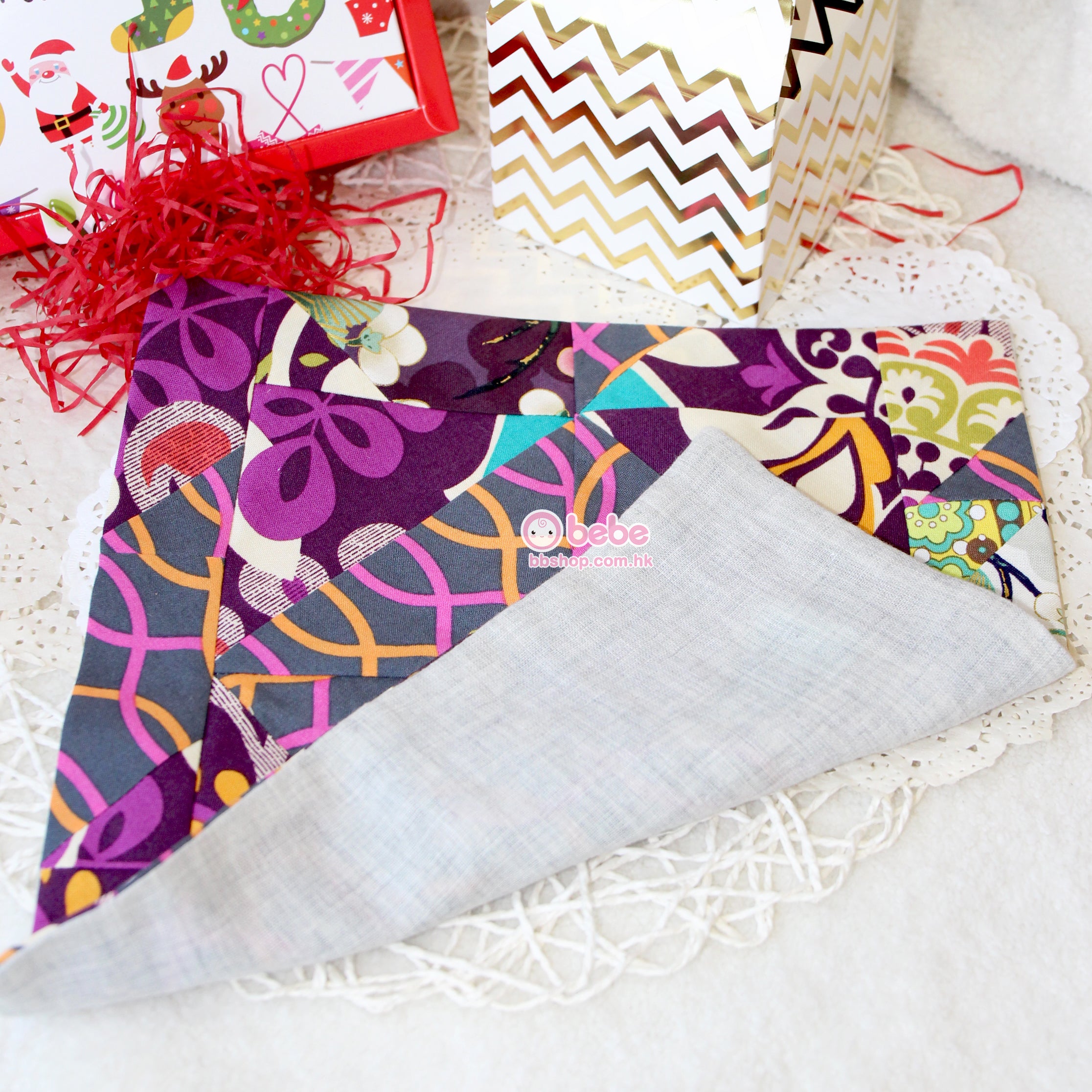 GS760 Patchwork Handkerchief Gift Set (1套兩件手帕)