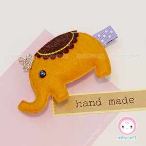 HAC144 大笨象髮夾 Handmade Elephant Clip